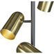 Tarlo 67.25 inch 40.00 watt Brass / Black Floor Lamp Portable Light